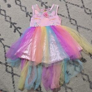 Rainbow Unicorn Kids Costume
